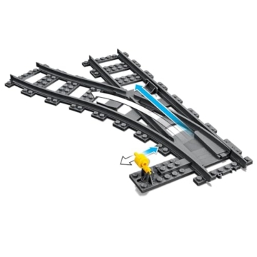 LEGO City Weichen, 6 Elemente, Erweiterungsset für Kinder, Spielzeug Set 60238 - 5