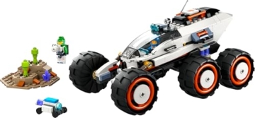 LEGO City Weltraum-Rover mit Außerirdischen, Auto-Set mit Roboter- und Alien-Spielzeug-Figuren, Geburtstagsgeschenk für Jungs und Mädchen ab 6 Jahren, mit 2 Minifiguren und einer Planetenkulisse 60431 - 12