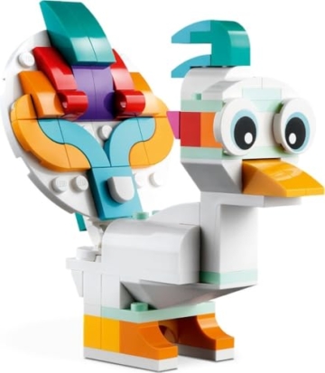 LEGO Creator 3-in-1 Magisches Einhorn - Spielzeug mit Minifiguren - Tierfigur verwandelt Sich in EIN Seepferdchen oder einen Pfau - Kreatives Geschenk für Mädchen und Jungen ab 7 Jahren - 31140 - 4