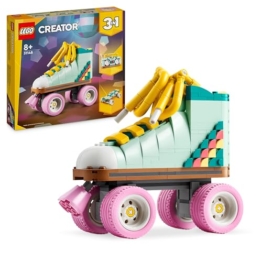 LEGO Creator 3-in-1 Retro Rollschuh – Spielzeug zum Bauen und Ausstellen - Verwandelt sich in ein Mini-Skateboard oder ein Boombox Radio – Kreatives Geschenk für Mädchen und Jungen ab 8 Jahren – 31148 - 1