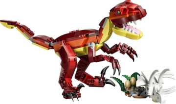 LEGO Creator 3-in-1-Set 31379 Wilder Dinosaurier Spielzeug - Set mit 3 Bauoptionen, Velociraptor, Stegosaurus oder Flugsaurier - Figuren für Kinder ab 8 Jahren - Geschenk für Jungen & Mädchen - 31379 - 10