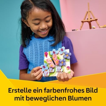 LEGO Creator 3-in-1-Set Deko-Blumengemälde - 3D Modellbau - 3 Bauoptionen: Gemälde, Bilderrahmen oder Flamingo Skizze - Kinderzimmer Deko - Geschenkidee für Kinder ab 8 Jahren - 31390 - 5