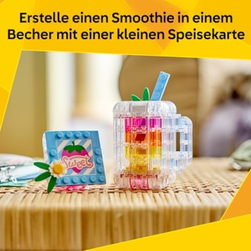 LEGO Creator 3-in-1-Set Parfümflasche mit Blumendeko - Bauspielzeug mit 3 Bauoptionen: Parfümflasche, Blumenvase oder Smoothie - Geschenkidee für Kinder ab 8 Jahren - 31383 - 4