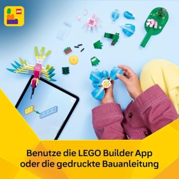 LEGO Creator 3-in-1-Set Wilde Tiere: Bunter Kolibri - Tier Modellbau & Konstruktionsspielzeug - Bauset mit 3 Bauoptionen: Kolibri, Schmetterling oder Fisch - Kreatives Geschenk für Kinder - 31384 - 8