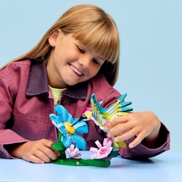 LEGO Creator 3-in-1-Set Wilde Tiere: Bunter Kolibri - Tier Modellbau & Konstruktionsspielzeug - Bauset mit 3 Bauoptionen: Kolibri, Schmetterling oder Fisch - Kreatives Geschenk für Kinder - 31384 - 9