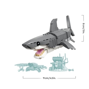 LEGO Creator 3-in-1-Set Wilder Hai mit Schatztruhe - Kreatives Spielzeug & Konstruktionsspielzeug - Meerestiere Bauset mit Hai Figur - Geschenk für Kinder ab 8 Jahren mit 3 Bauoptionen - 31381 - 7