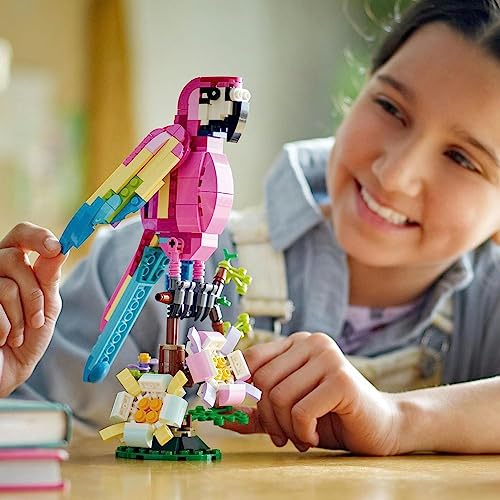 LEGO® Creator 31144 Exotischer pinkfarbener Papagei, Schwarz - 3