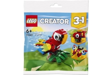 Lego Creator 3er Set: 31088 Bewohner der Tiefsee, 31128 Delfin und Schildkröte & 30581 Tropischer Papagei - 6