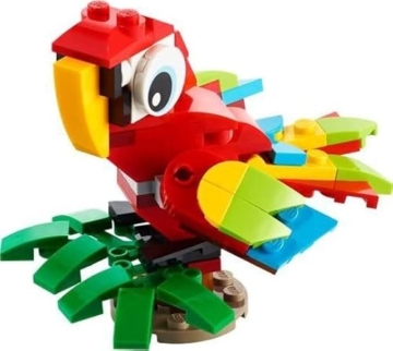 Lego Creator 3er Set: 31088 Bewohner der Tiefsee, 31128 Delfin und Schildkröte & 30581 Tropischer Papagei - 7