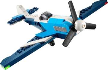 LEGO Creator 3in1 Flieger: Rennflugzeug Spielzeug - Umbaubar in Jet oder Hubschrauber Modell - Fahrzeug Bauset für Jungen und Mädchen ab 7 Jahren - Geschenkidee zum Geburtstag 31160 - 10