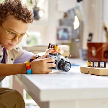 LEGO Creator 3in1 Retro Kamera Spielzeug, Videokamera, TV-Set, Schreibtischdeko für Kinder oder Zubehör für Schlafzimmer, Fotografie-Geschenke für Mädchen und Jungen ab 8 Jahren 31147 - 7