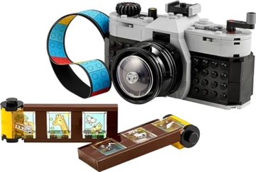 LEGO Creator 3in1 Retro Kamera Spielzeug, Videokamera, TV-Set, Schreibtischdeko für Kinder oder Zubehör für Schlafzimmer, Fotografie-Geschenke für Mädchen und Jungen ab 8 Jahren 31147 - 8