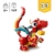 LEGO Creator 3in1 Roter Drache, Spielzeug mit 3 Tierfiguren inkl. Roter Drache, Fisch und Phönix, Tiere-Set für Kinder, Geschenk für Jungs und Mädchen ab 6 Jahren 31145 - 2