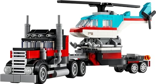 LEGO 31146 Creator 3in1 Tieflader mit Hubschrauber