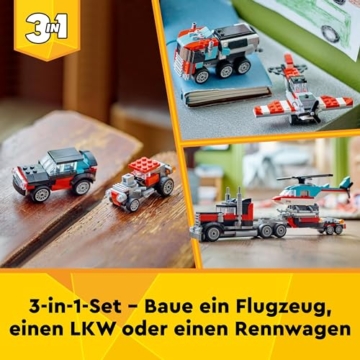 LEGO 31146 Creator 3in1 Tieflader mit Hubschrauber