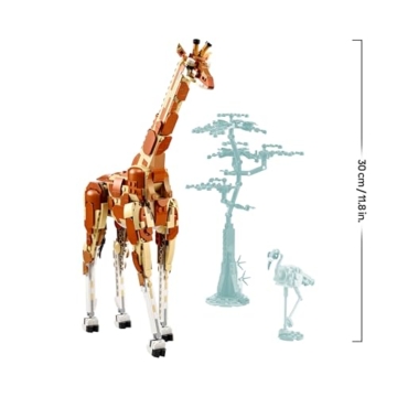 LEGO Creator 3in1 Tiersafari, Kreativ-Set mit Tierfiguren, 3 Baumöglichkeiten: Spielzeug-Giraffe, Gazellen und Löwe, Spielzeug-Tiere für Mädchen und Jungen, Natur-Geschenk für Kinder ab 9 Jahren 31150 - 8
