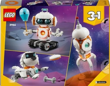 LEGO Creator 3in1 Weltraum-Roboter - Spielzeug umbaubar in Hund Figur oder Modell Rakete - Bauset für Kinder - Raumfahrt Geschenkidee für Jungen und Mädchen ab 8 Jahren 31164 - 12