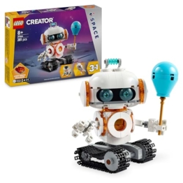 LEGO Creator 3in1 Weltraum-Roboter - Spielzeug umbaubar in Hund Figur oder Modell Rakete - Bauset für Kinder - Raumfahrt Geschenkidee für Jungen und Mädchen ab 8 Jahren 31164 - 1