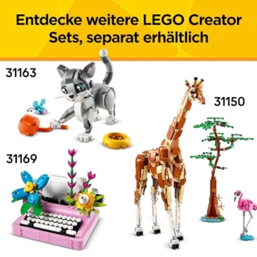 LEGO Creator 3in1 Wilde Tiere: Pandafamilie - Tierfiguren umbaubar in Pinguine oder Schwertwale – Spielzeug zum Bauen - Kreatives Geburtstagsgeschenk für Mädchen und Jungen ab 8 Jahren – 31165 - 7