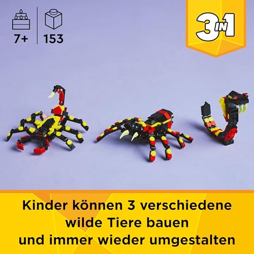 LEGO Creator 3-in-1 Wilde Tiere: Überraschungsspinne (31159)