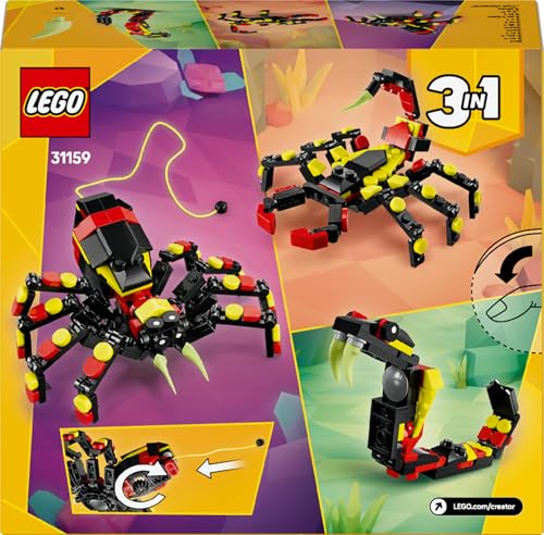 LEGO Creator 3-in-1 Wilde Tiere: Überraschungsspinne (31159) Box