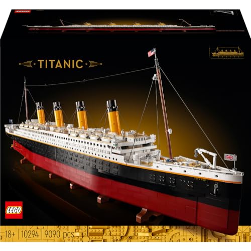 LEGO Icons Titanic (10294): Ein Meter dreiunddreißig Gänsehaut Box