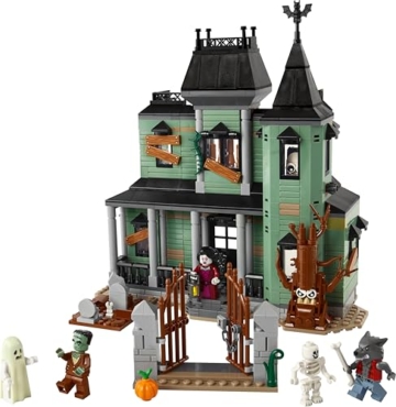 LEGO Creator Geisterhaus - 3-in-1 Spielzeug mit Haus - Bauset umbaubar in Schiff oder Zug - Mit 5 gruseligen Minifiguren - Cooles Halloweengeschenk für Jungen und Mädchen ab 9 Jahren - 31167 - 11