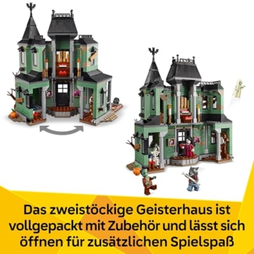 LEGO Creator Geisterhaus - 3-in-1 Spielzeug mit Haus - Bauset umbaubar in Schiff oder Zug - Mit 5 gruseligen Minifiguren - Cooles Halloweengeschenk für Jungen und Mädchen ab 9 Jahren - 31167 - 6