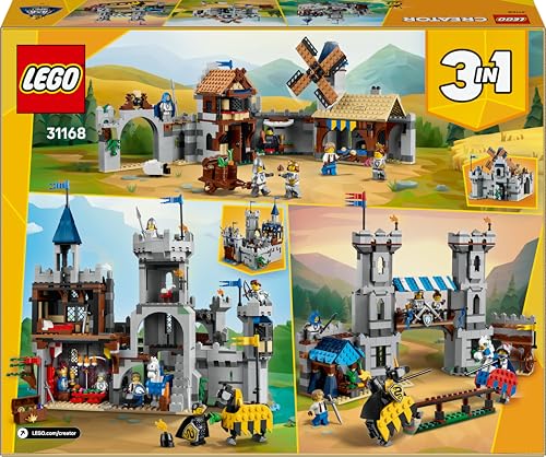 LEGO Creator Ritterburg im Mittelalter Box Rückseite