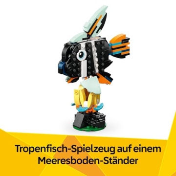 LEGO Creator Wilde Tiere: Tropischer Tukan - Dschungel Bausteine & Lernspielzeug für Mädchen & Jungen ab 7 Jahren – 3 Tiermodelle in 1 Set - Geschenk zum Geburtstag - 31173 - 6