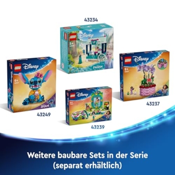 LEGO | Disney Stitch Spielzeug - Figur zum Spielen und Sammeln mit Einer Eistüte und Einer dekorativen Blume - Geschenk für Mädchen, Jungen und Lilo & Stitch Filmfans ab 9 Jahren - 43249 - 7