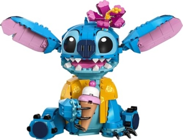 LEGO | Disney Stitch Spielzeug - Figur zum Spielen und Sammeln mit Einer Eistüte und Einer dekorativen Blume - Geschenk für Mädchen, Jungen und Lilo & Stitch Filmfans ab 9 Jahren - 43249 - 10