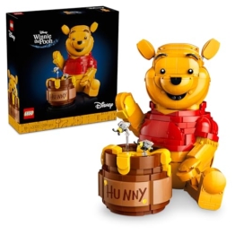 LEGO | Disney Winnie Puuh - Modellbau für Erwachsene zum Ausstellen - mit Honigtopf, Sammler Minifigur & I-Aah Figur - DIY nostalgische Geschenkidee für Fans - 43300 - 1