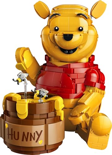 LEGO | Disney Winnie Puuh - Modellbau für Erwachsene zum Ausstellen - mit Honigtopf, Sammler Minifigur & I-Aah Figur - DIY nostalgische Geschenkidee für Fans - 43300 - 8