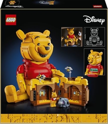 LEGO | Disney Winnie Puuh - Modellbau für Erwachsene zum Ausstellen - mit Honigtopf, Sammler Minifigur & I-Aah Figur - DIY nostalgische Geschenkidee für Fans - 43300 - 9