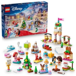 LEGO │ Disney Princess Adventskalender 2026 - Vorweihnachts Spielzeug für Mädchen ab 5 Jahren - 24 Überraschungen mit 4 Mini Puppen & 4 Tierfiguren und Spielbrett 43298 - 1