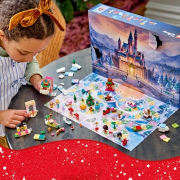 LEGO │ Disney Princess Adventskalender 2026 - Vorweihnachts Spielzeug für Mädchen ab 5 Jahren - 24 Überraschungen mit 4 Mini Puppen & 4 Tierfiguren und Spielbrett 43298 - 6