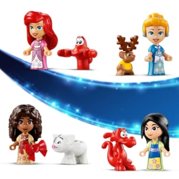 LEGO │ Disney Princess Adventskalender 2026 - Vorweihnachts Spielzeug für Mädchen ab 5 Jahren - 24 Überraschungen mit 4 Mini Puppen & 4 Tierfiguren und Spielbrett 43298 - 7