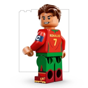 LEGO Editions Cristiano Ronaldo - Fußball-Highlights Spielzeug - 3D Modellbau mit Minifigur zum Sammeln - Kinderzimmer Deko - Geschenk für Jungen, Mädchen ab 10 Jahren und erwachsene Sportfans - 43012 - 6
