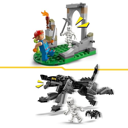 LEGO Fortnite Das Lager von Schali und der Zündkerzenkünstlerin Gaming Spielzeug - Vorratslama und Wolf - 3 Minifiguren & Lagerfeuer - Gamer Geschenk für Jungen, Mädchen und Fans ab 7 Jahren - 77075 - 3