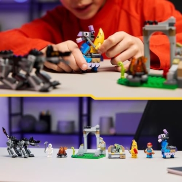 LEGO Fortnite Das Lager von Schali und der Zündkerzenkünstlerin Gaming Spielzeug - Vorratslama und Wolf - 3 Minifiguren & Lagerfeuer - Gamer Geschenk für Jungen, Mädchen und Fans ab 7 Jahren - 77075 - 6