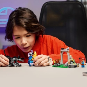 LEGO Fortnite Das Lager von Schali und der Zündkerzenkünstlerin Gaming Spielzeug - Vorratslama und Wolf - 3 Minifiguren & Lagerfeuer - Gamer Geschenk für Jungen, Mädchen und Fans ab 7 Jahren - 77075 - 7