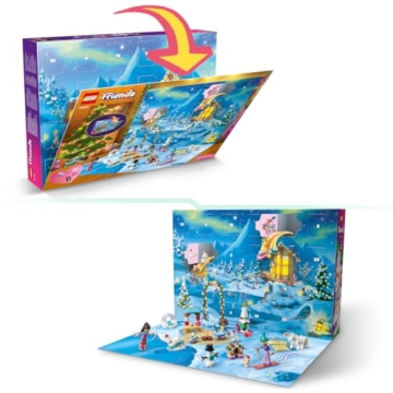 LEGO Friends Adventskalender 2026 - Spielzeug für Mädchen ab 6 Jahren - 24 Überraschungen mit 3 Mini Puppen, 6 Tieren & Zubehör - Geschenk für Kinder - 42698 - 3