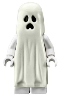 LEGO Ghost (Glow In The Dark) Monster Fighters Minifigure by Toy (English Manual) - 1