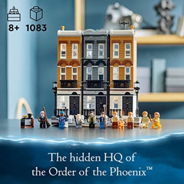 LEGO Harry Potter 12 Grimmauld Place 76408 - Bauspielzeug für Jungen, Mädchen und Jungen ab 8 Jahren (1083-teilig) - 2