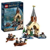LEGO Harry Potter Bootshaus von Schloss Hogwarts Spielzeug-Modell für Kinder, beinhaltet 2 baubare Boote und 5 Mini-Figuren, Geschenk für Mädchen, Jungs und alle Fans ab 8 Jahren 76426 - 1