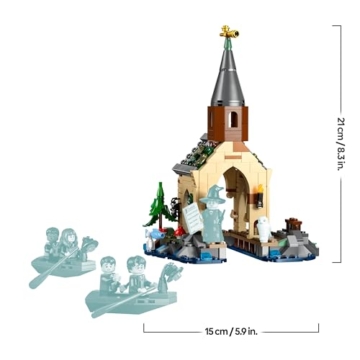 LEGO Harry Potter Bootshaus von Schloss Hogwarts Spielzeug-Modell für Kinder, beinhaltet 2 baubare Boote und 5 Mini-Figuren, Geschenk für Mädchen, Jungs und alle Fans ab 8 Jahren 76426 - 7