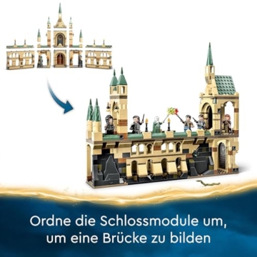 LEGO Harry Potter Der Kampf um Hogwarts, Schloss Spielzeug zum Bauen und Aufstellen mit Minifiguren wie Molly Weasly, Voldemort und viele mehr, Geschenk für Kinder, Jungen und Mädchen 76415 - 5