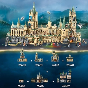 LEGO Harry Potter Der Kampf um Hogwarts, Schloss Spielzeug zum Bauen und Aufstellen mit Minifiguren wie Molly Weasly, Voldemort und viele mehr, Geschenk für Kinder, Jungen und Mädchen 76415 - 7