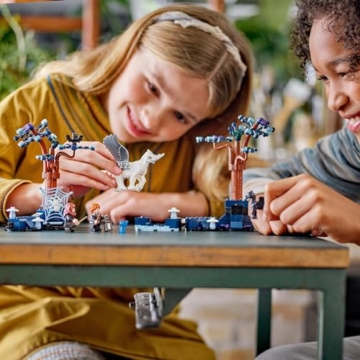 LEGO Harry Potter Der verbotene Wald: Magische Wesen Spielzeug mit Hermine und Ron-Figuren, Plus Fantasy-Tiere wie Seidenschnabel und Thestral, Geschenk für Kinder, Mädchen, Jungen ab 8 Jahren 76432 - 6